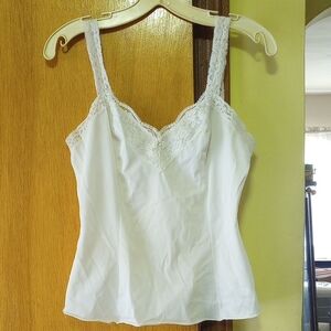 Vintage Lace Camisole w/ Ribbon. Medium?